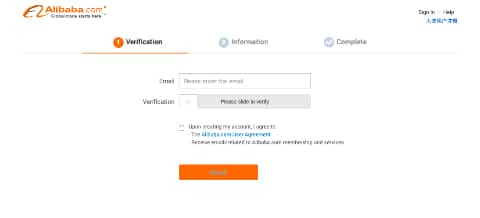 Alibaba rejestracja Alibaba rejestracja