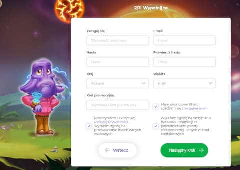 Alf Casino rejestracja