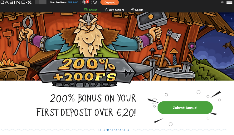 casino-x-wplata3 Wpłata 3 w Casino X